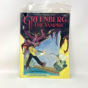 GREENBERG THE VAMPIRE by DeMatteis Marvel Graphic‎ Novel #20 1986